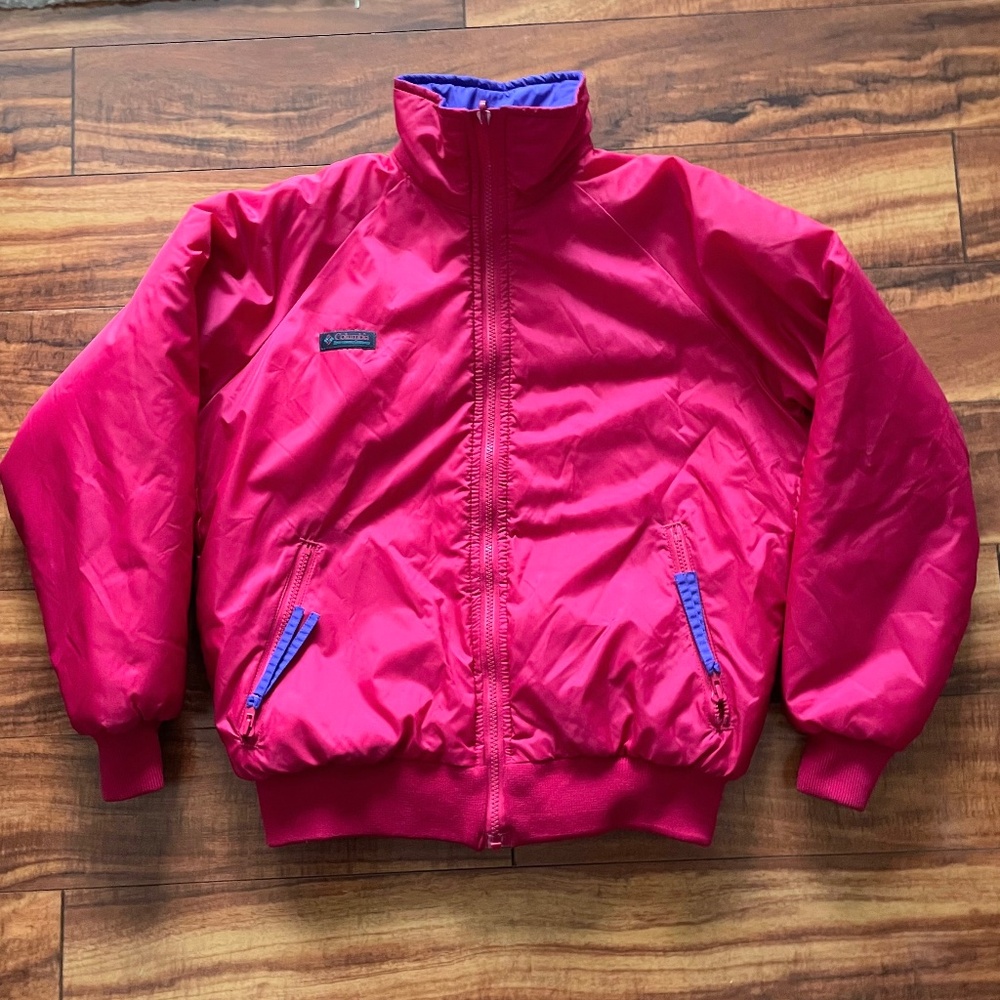 Vintage Girl's Columbia Sportswear Down Jacket, Reversible